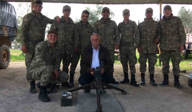 Kıbrıs Gazisi Barış Harekatı’nda kullandığı silahı 50 yıl sonra buldu