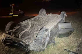 Kırklareli’nde otomobil şarampole devrildi: 1 ölü, 3 yaralı