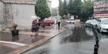 Kırklareli’nde sağanak etkili oldu