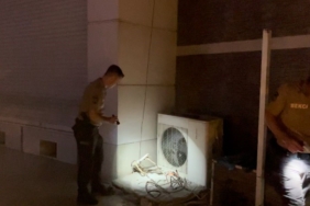 Klima hırsızları gece kartallarına takıldı, 2 şüpheli suçüstü yakalandı