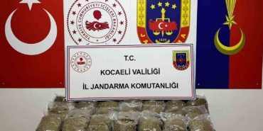 Kocaeli’de 2 araçta 23 kilo bonzai ele geçirildi