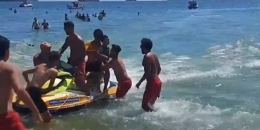 Küçükçekmece sahilinde boğulan çocuk için zamanla yarışı kamerada