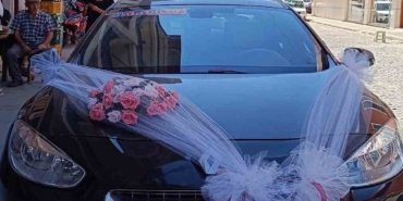 Makam arabası gelin arabası oldu