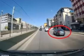 Makas kazası kamerada