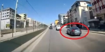 Makas kazası kamerada