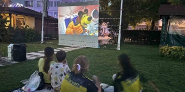 Miniklere özel çizgi film gecesi düzenlendi