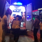 Motosikletten düşen alkolü sürücü yaralandı