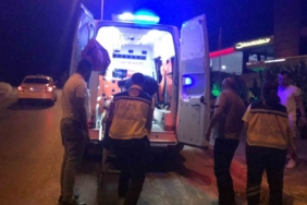 Motosikletten düşen alkolü sürücü yaralandı