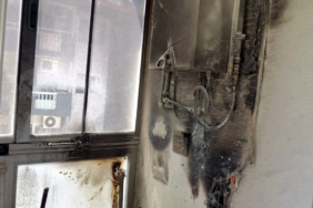 Mudanya’da apartman dairesinde çıkan yangın paniğe sebep oldu