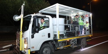 Nilüfer ekipleri gece mesaisinde