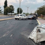 Otomobil, çöp konteynerine çarparak takla attı: 1 yaralı