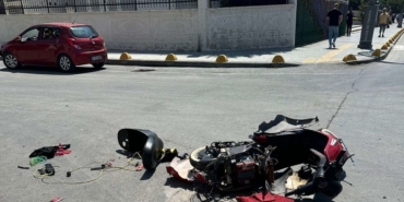 Otomobil ve elektrikli motosiklet çarpıştı: 1 çocuk yaralandı