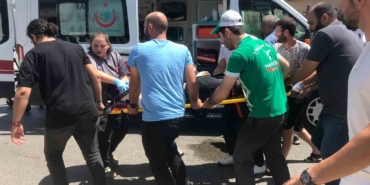 Otomobilin çarptığı yaya yaralandı