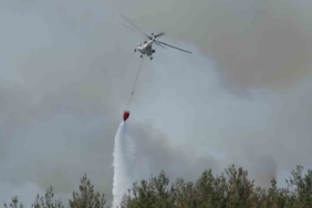 (Özel) Çanakkale’deki tarihi yangında uçak ve helikopterler 708 sorti yaptı, 146 saat havada kaldı