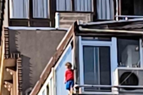 Sarıyer’de inanılmaz olay: 5. kattaki evlerinin camından çıkan 3 yaşındaki çocuk yürekleri ağızlara getirdi