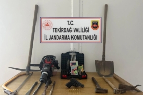 Şarköy’de kaçak kazı operasyonu: 6 şahıs suçüstü yakalandı