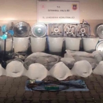 Silivri’de villada 1 ton 50 kilo uyuşturucu ele geçirildi