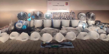 Silivri’de villada 1 ton 50 kilo uyuşturucu ele geçirildi