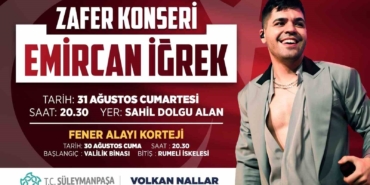 Süleymanpaşa’da 30 Ağustos kutlamaları