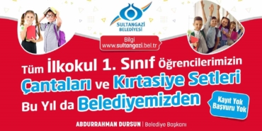 Sultangazi Belediyesi’nden eğitime destek: Binlerce öğrenciye çanta ve kırtasiye seti dağıtılacak