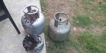 Susurluk’ta ev yangını; 1 yaralı