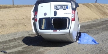 Takla atan araçta hayatını kaybetti