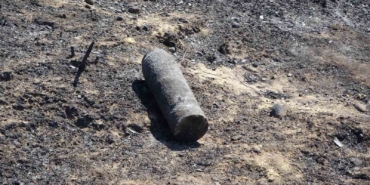 Tarihi Alan’daki orman yangını sonrası Çanakkale Savaşları’ndan kalma top mermisi ortaya çıktı