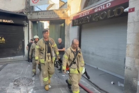 Tarihi Kapalıçarşı’da korkutan yangın