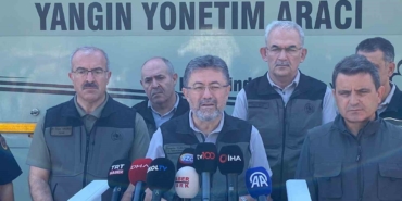 Tarım ve Orman Bakanı açıkladı...Çanakkale’deki yangın kontrol altında