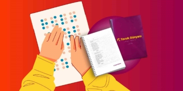 Tavuk Dünyası’ndan görme engelli misafirler için Braille alfabeli menü