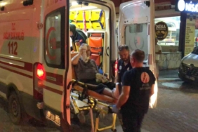 Tekirdağ’da 2 kişinin yaralandığı kaza kamerada