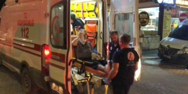 Tekirdağ’da 2 kişinin yaralandığı kaza kamerada