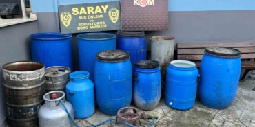 Tekirdağ’da 460 litre sahte alkol ele geçirildi: 1 gözaltı