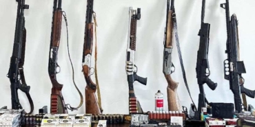 Tekirdağ’da evden cephanelik çıktı