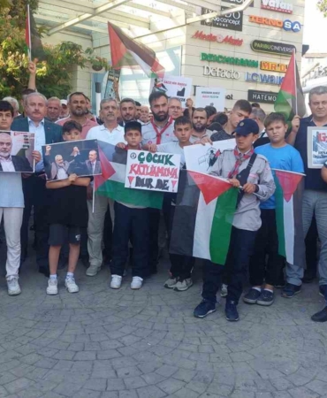 Tekirdağ’da Haniye ve Gazze halkı için yürüyüş düzenlendi