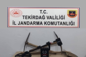 Tekirdağ’da kaçak kazı operasyonu: 3 şüpheli suçüstü yakalandı