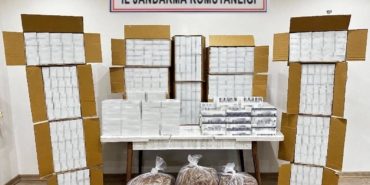 Tekirdağ’da kaçak tütün ve makaron operasyonu