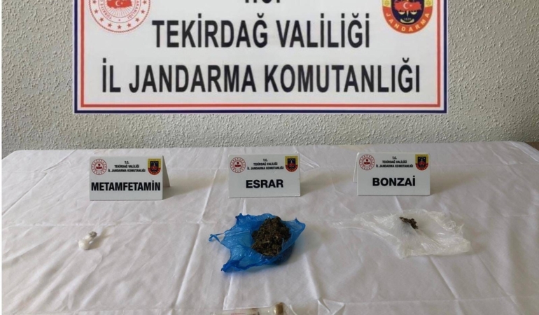 Tekirdağ’da uyuşturucu operasyonları