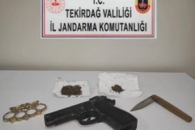 Tekirdağ’da uyuşturucu ve silah operasyonları
