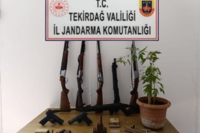 Tekirdağ’da uyuşturucu ve silah operasyonları