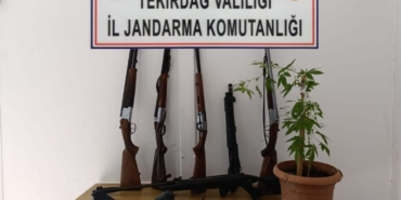 Tekirdağ’da uyuşturucu ve silah operasyonları