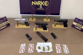 Tekirdağ’da uyuşturucu ve silah operasyonu: 3 kişi tutuklandı