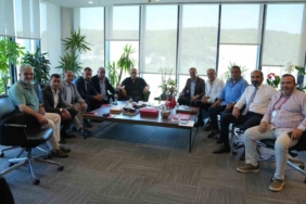 TFF 3. Lig kulüp başkanları, TFF Başkanı Hacıosmanoğlu’nu ziyaret etti
