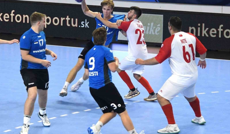 U18 Erkek Hentbol Milli Takımı, Estonya’yı yendi