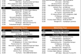 UEFA Avrupa Ligi fikstürü belli oldu