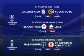 UEFA Şampiyonlar Ligi ve Konferans Ligi Play-Off maçları canlı yayınla TRT’de