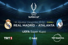 UEFA Süper Kupa heyecanı yarın akşam TRT’de yaşanacak