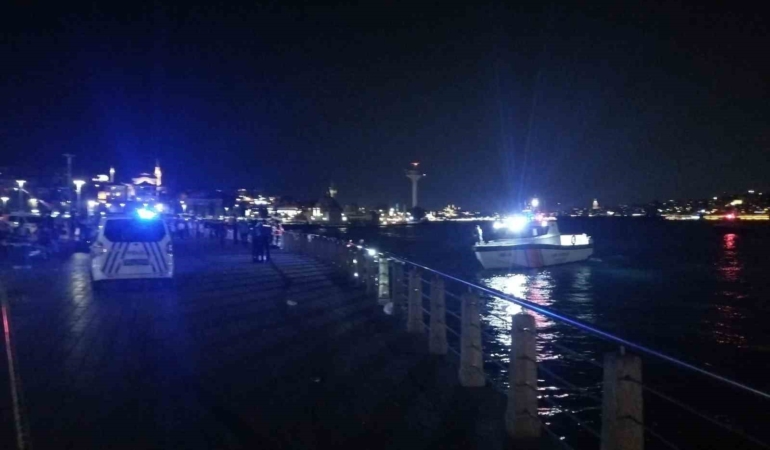 Üsküdar’da denize düşen genç kadın için arama çalışması başlatıldı