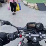 Üsküdar’da polisten kaçtı, o anları kayda aldı