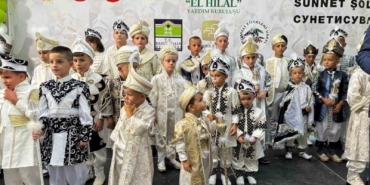 Üsküp’te Bahçelievler Belediyesi desteğiyle ihtiyaç sahibi çocuklar için toplu sünnet şöleni